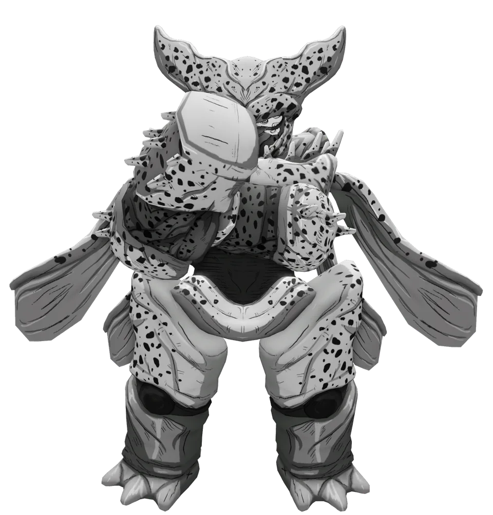 Bioinsect shiny full-body pose