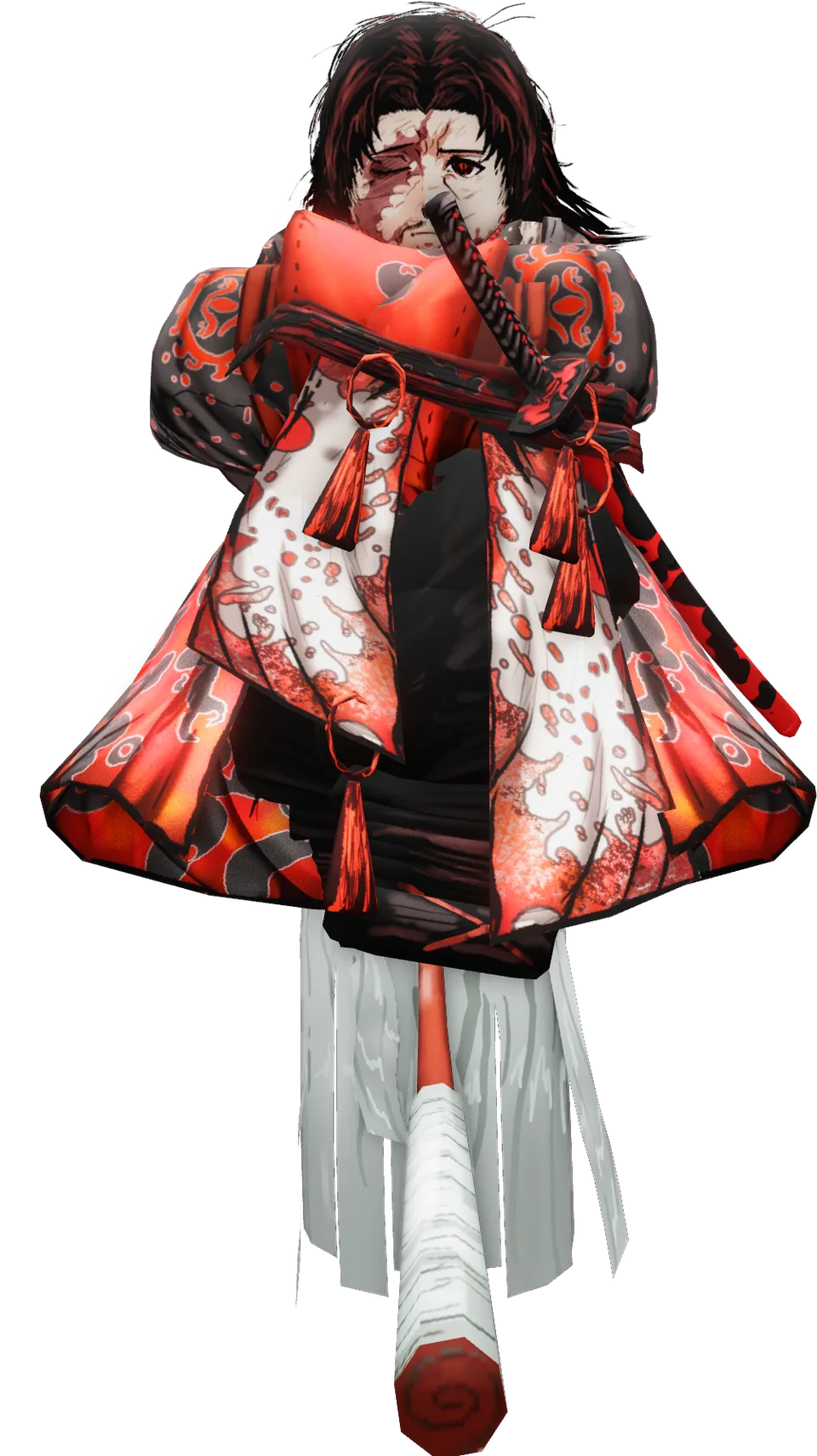 Crimson Captain shiny full-body pose