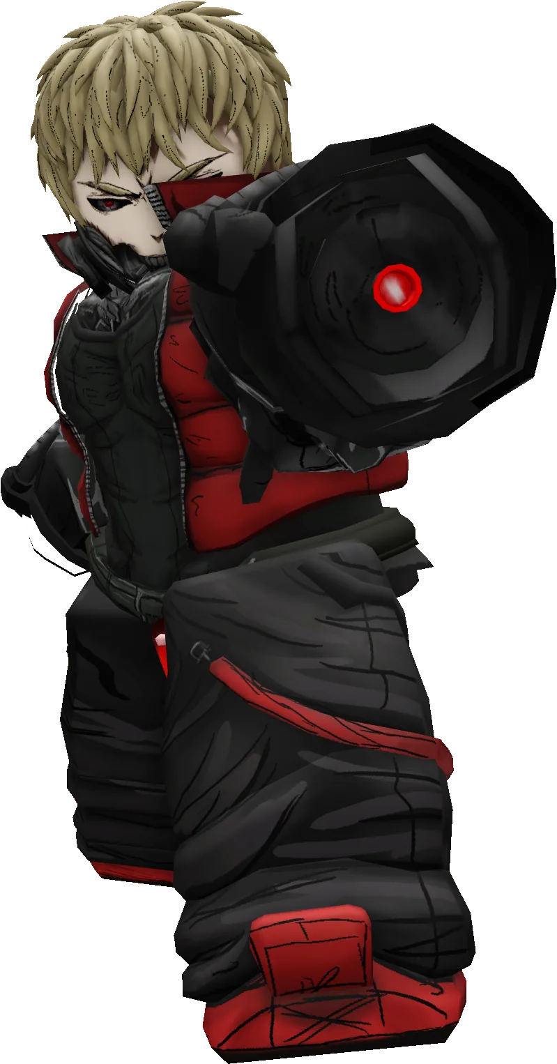 Demon Cyborg full-body pose