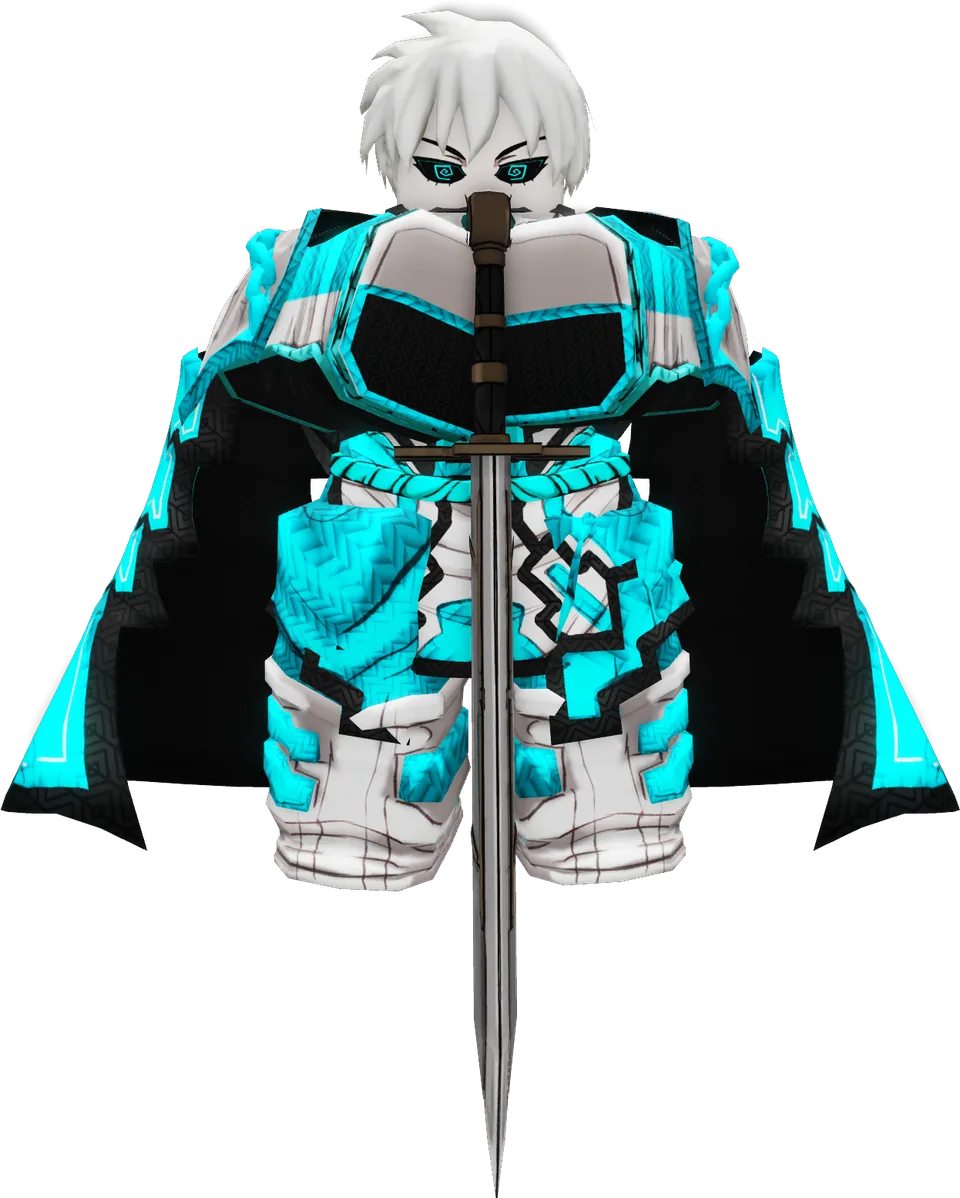 Fallen Angel shiny full-body pose
