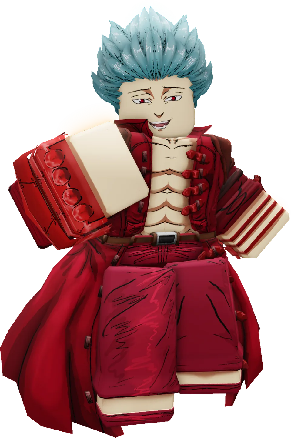 Greed full-body pose