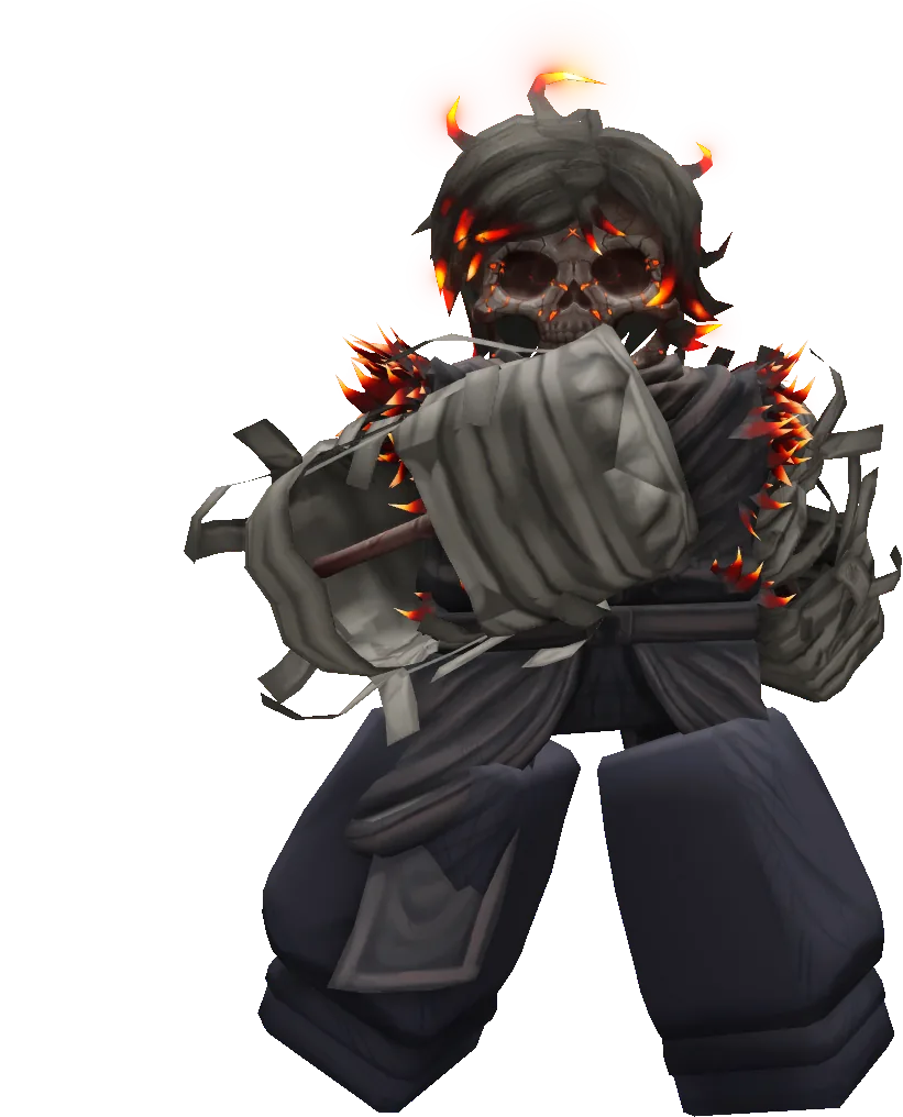 Hollow shiny full-body pose