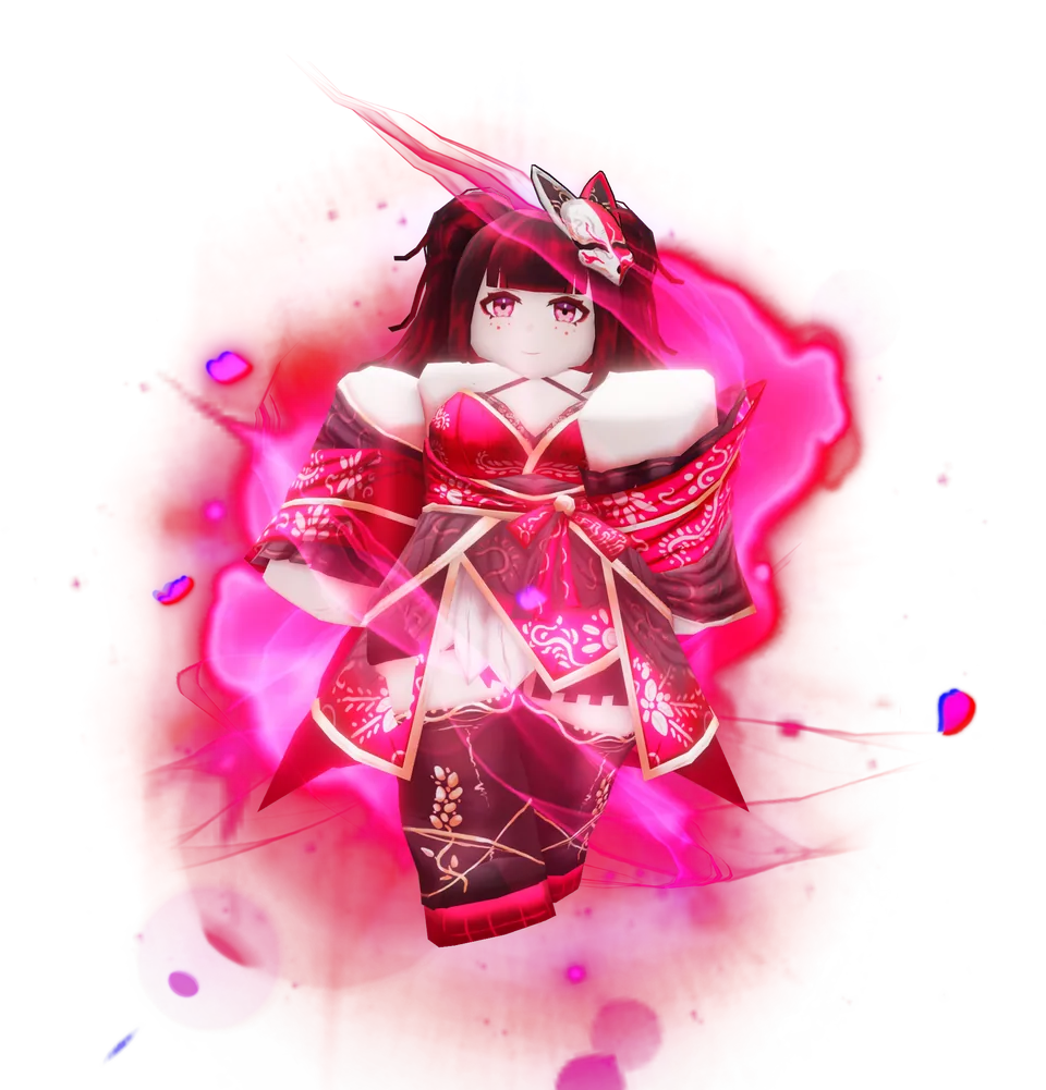 Kitsune full-body pose