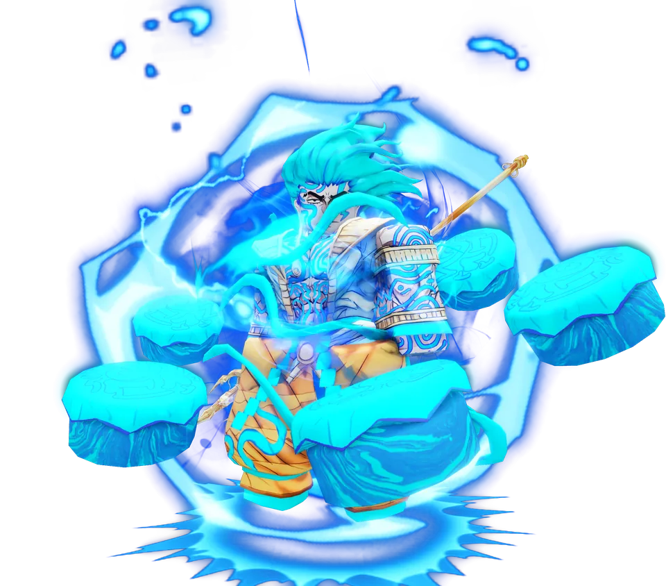 Lightning God (Overcharged) shiny full-body pose