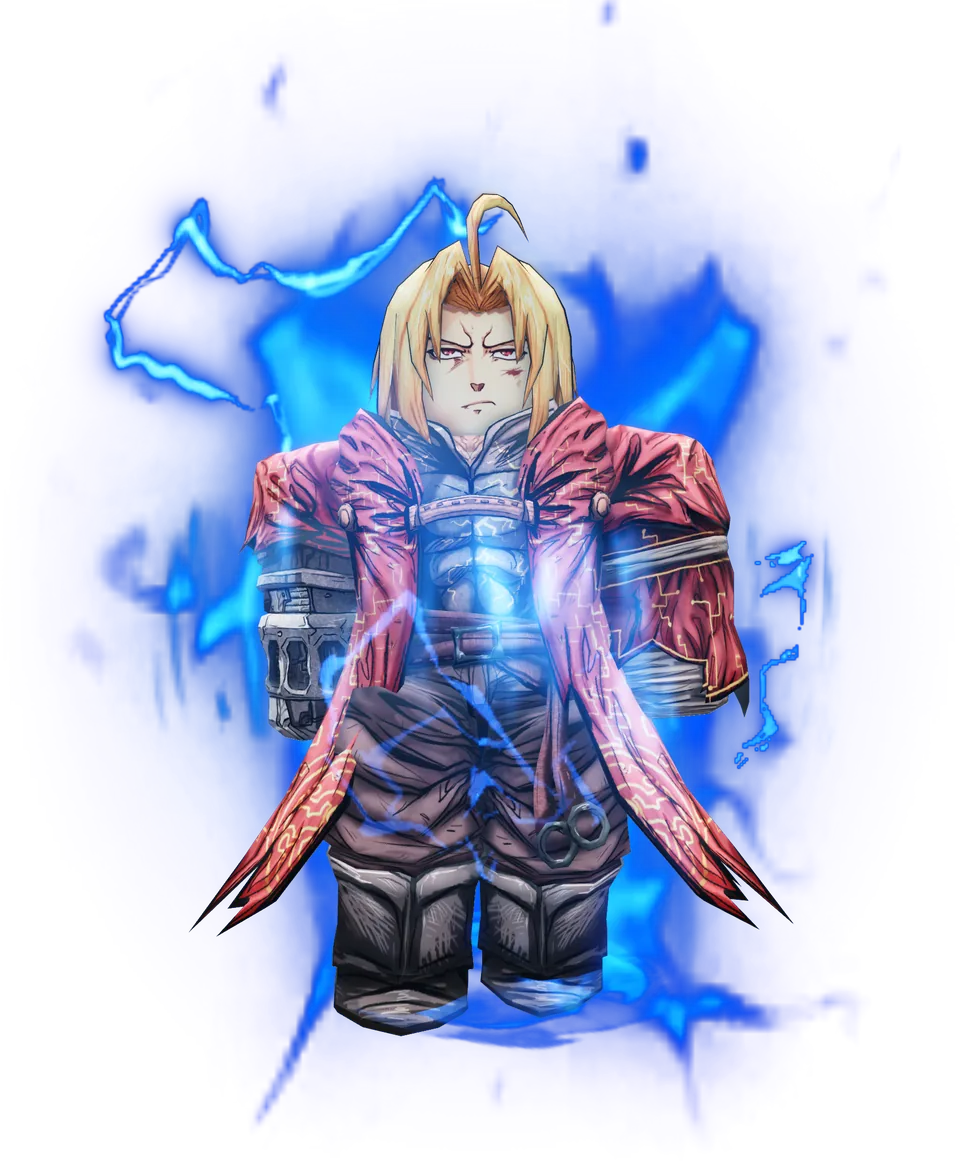 Metallic Alchemist full-body pose