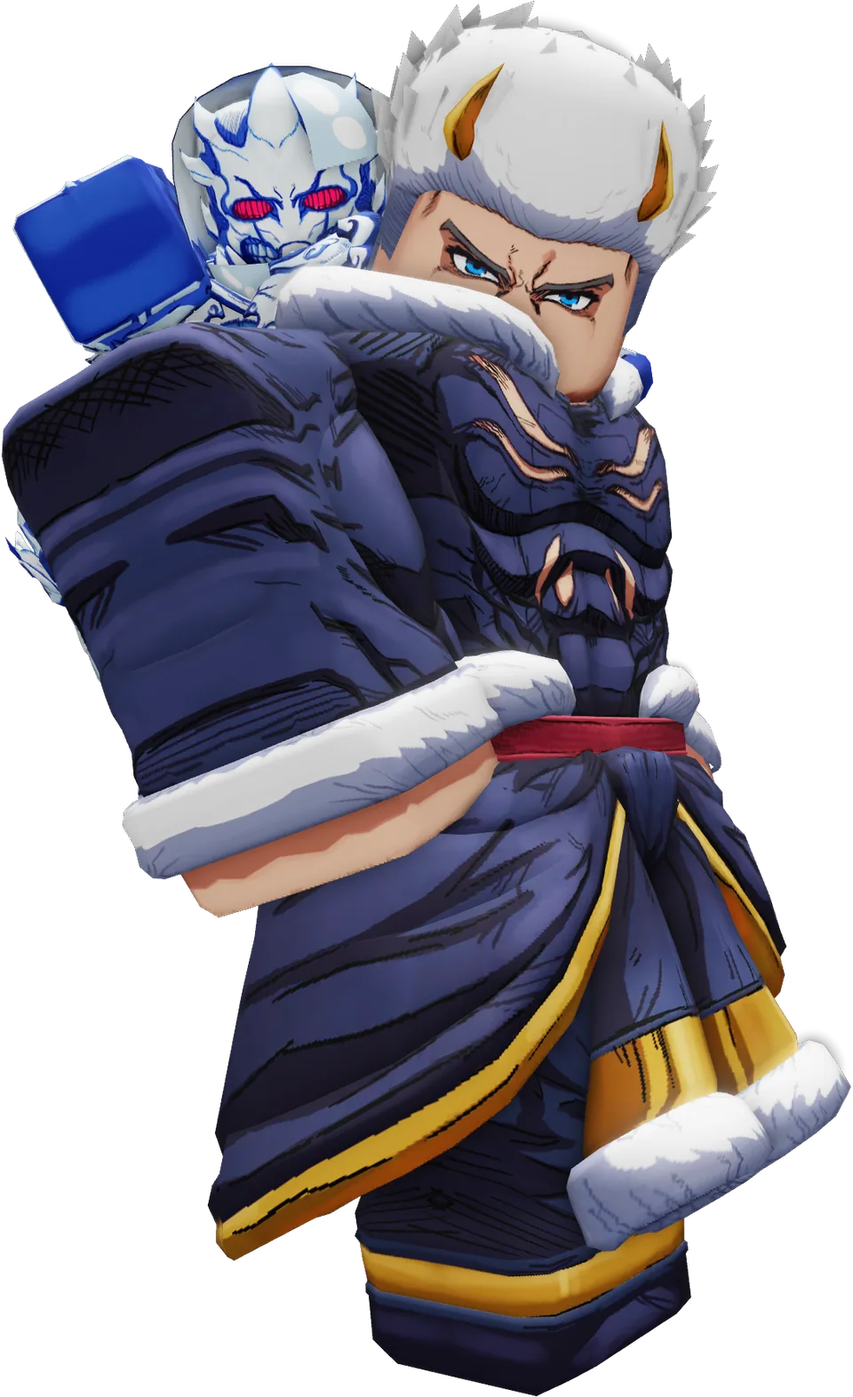 Rainman shiny full-body pose