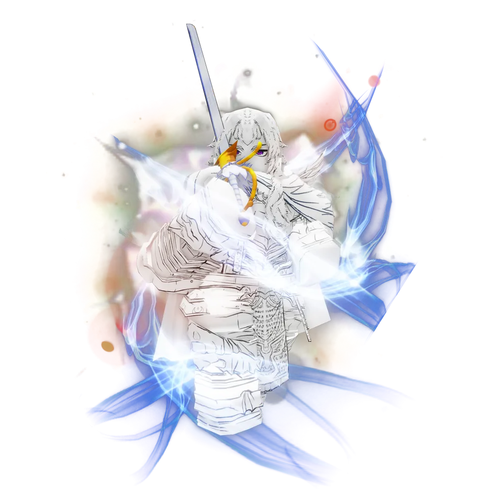 Silver Falcon shiny full-body pose