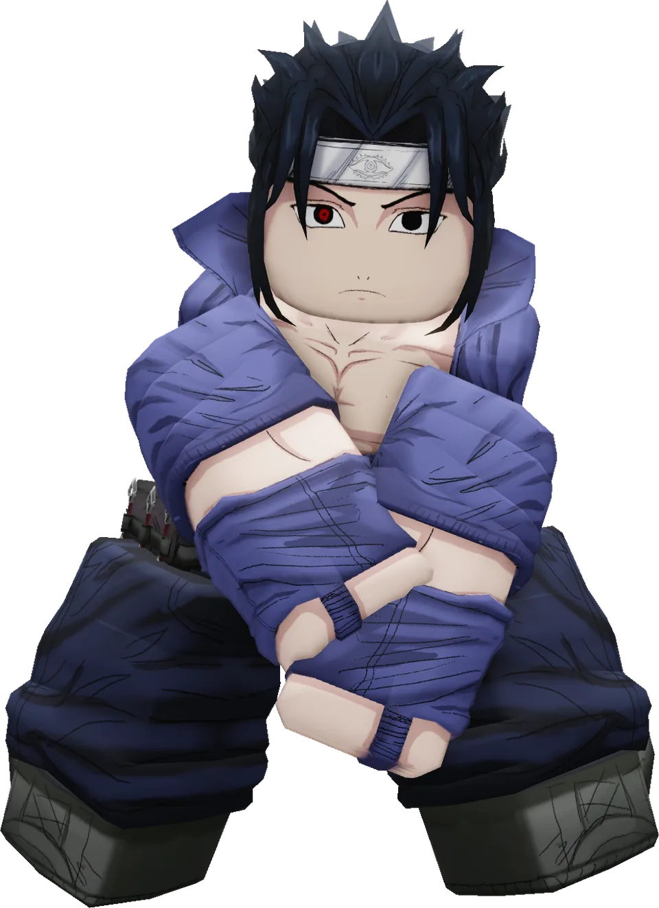 Thunder Shinobi full-body pose