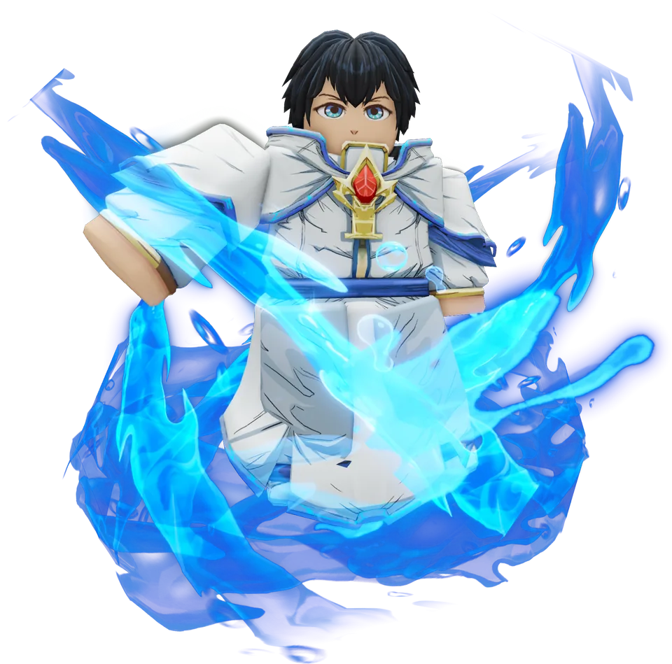 Water Mage (Scholar) full-body pose